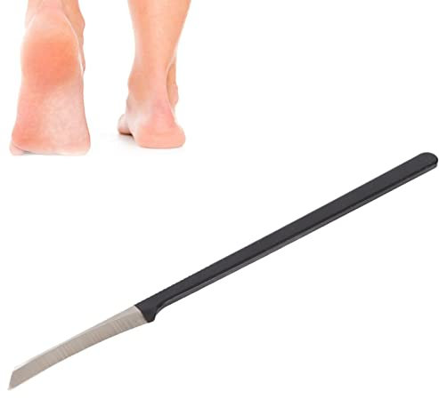 Coltello per Pedicure, Coltello Professionale per Raschiare i Piedi da Casa, Raschietto per Rimozione dei Calli della Pelle Morta in Acciaio Inossidabile per Pedicure