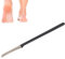 Cuchillo de Pedicura, Cuchillo Profesional para Raspar los Pies del Salón del Hogar, Raspador Removedor de Callos de la Piel Muerta de Acero Inoxidable para Pedicurista