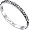 FOCALOOK Ring Silber 925 Damen Personalisierte Ringe Verlobungsringe Mädchen Vintage Ringe Breit 2MM Größe 67MM Siegelring Wikinger Schmuck für Herren