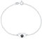 Persönliches Zartes Bff Tier Haustierliebhaber Hund Welpen Worte Bester Freund Herz Pfotenabdruck Armband Für Frauen Teenager .925 Sterling Silber 7,5 Zoll