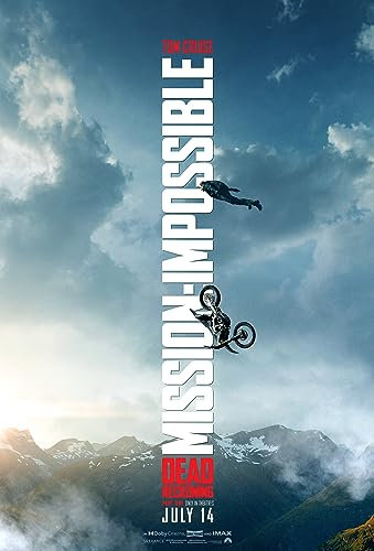 Mission Impossible Dead Reckoning 17 A3 Poster on Canvas - Filmkonstaffisch i olika storlekar för vardagsrums- eller sovrumsidéer. Kantlösa kultfilmsbilder Klassiskt ikoniskt 70-tal 80-tal 90-tal Vin