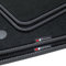 tuning-art BEF966 Fußmatten passend für Mercedes E-Klasse W212 / S212 2009-2016, Naht:Silber. Deluxe Velours