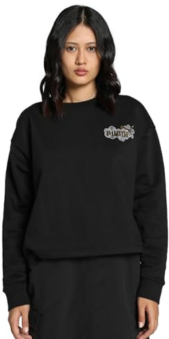 PUMA Damen ESS+ Class Act Crew FL Sweat S