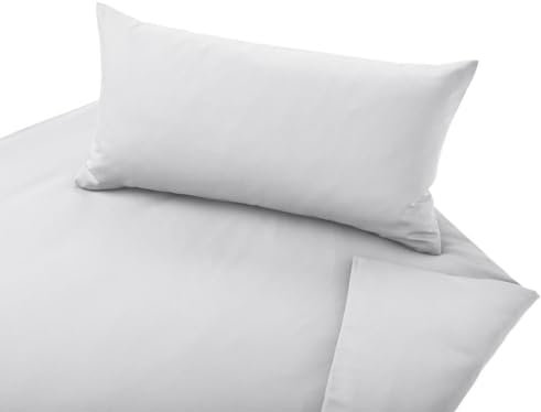 Cotonea Bio Satin-Bettw??sche Garnitur Classic Farbe Mondstein-I947 Gr??? e 135x200 + 80x80 cm
