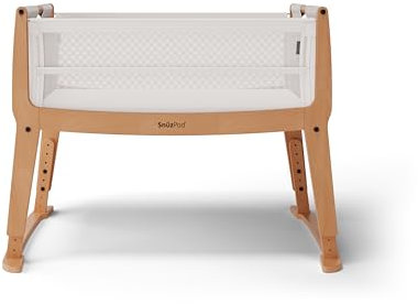 Snuz Pod Studio Next to Me Lit bébé Portable léger avec paroi zippée, Matelas Respirant 3D et 6 réglages de Hauteur – Idéal pour la Maison et Les Voyages – Stockholm