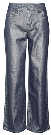 VERO MODA Female Weit geschnitten VMTESSA Hohe Taille Weiter Beinschnitt Jeans