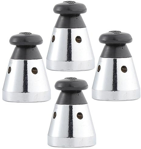 PRETYZOOM Steam Canner 4pcs Pressure Cooker Safety Valve Universal Pressure Cooker Jigger Valve Exhaust Valve for Pressure Cooker Whistle Cover Pressure Reducing Valve Stainless Steel Vent