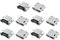 Janasiba Lot de 10 pièces de rechange type B Micro USB femelle femelle Connecteur de connecteur femelle, 037000