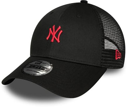 New Era New York Yankees MLB Basecap Trucker verstellbar Klettverschluss Mini-Logo NY Kappe schwarz - One-Size