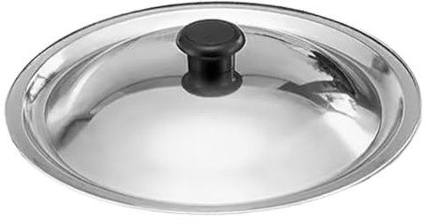Genérico Tapa De Olla De Acero Inoxidable 30 Cm Para Sartenes y Ollas Fácil De Limpiar Multiusos Adecuado Para Cocinas 1 Pc