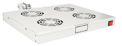Equip Module Ventilateur 19 pour Armoire Serveur 4 Ventilateurs RAL7035