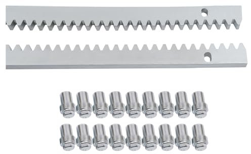 Loobiiny cremagliera per cancelli scorrevoli cremagliera in acciaio per cancelli scorrevoli zincato 6 metri modulo 4 30x12mm cremagliera per cancello scorrevole cancello scorrevole