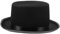 COLLBATH Partyhut Zylinder anziehen Bühne Feiertagskappe schwarzer Zylinder Ofenrohr Hut party sachen party supplies Kostümzubehör rollenspiele Performance-Hut schicker Hut Stoff Black
