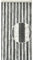 Incasa - Rideau chenille pour porte camping-car INCASA Coloris - Blanc/Gris, Dimension (cm) - 185 x 56