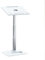 Book Holder Stand for Reading Hands Free Adjustable Height Angle Book Stand with 60°Rotating Table Top Holder for Textbooks, Cookbooks, Bibles, Laptop Desk (White)