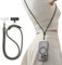 TORRAS Handykette Universal Verstellbar Handyband zum Umhängen aus doppeltem Nylon-Seil Robust Angenehm Lanyard Handy Umhängeband mit Metallschnalle Haltbar Grün