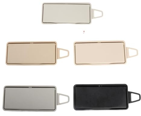 Yurefax For Mercedes-benz, E CLS Auto Innen Sonnenschutz Visier Make-Up Kosmetik Spiegel Abdeckung, for W212 W218 Auto Zubehör 2128108100 Schminkspiegel mit Sonnenblende(Black Right)