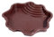 Colcolo Bassin d'eau pour Tortue, Baignoire pour Reptiles, Plat d'eau Tortue, Zone de Baignade pour Reptiles avec Rampe, Tortues Plat d'alimentation pour Reptiles, pour Tortue Lézard, Rouge Brunâtre