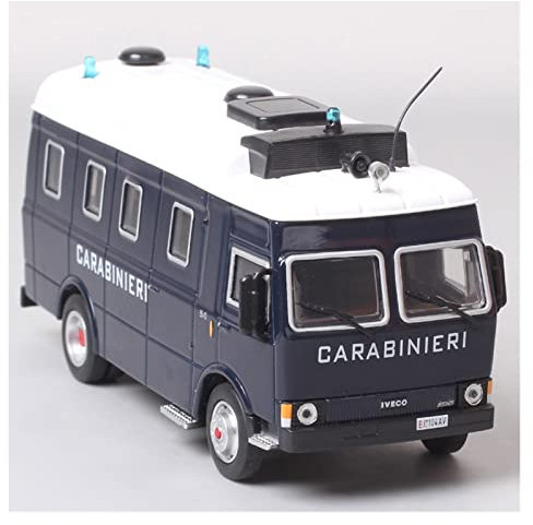 YRXIAO Modellbausatz Auto Für Iveco A55 F13 1 43 Simulation Legierung Polizeiauto Modell Sammlerstücke Jungen Spielzeug Geschenk Display Für Wohndekorationen
