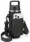 Linkidea Wasserflaschenträger mit Gurt, kompatibel mit YETI Rambler Bottle 18 oz, Yonder 600 ml/20 oz, isolierter Wasserflaschen-Umhängetaschenhalter, Schultergurt mit Handytasche (Schwarz)
