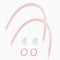Heatless Curling Rod Headband Soft Hair Curlers No Heat Hair Rollers Lazy Curls Sleeping Overnight Flexi Rods Hair Styling Tools(Pink- 2 Sets)