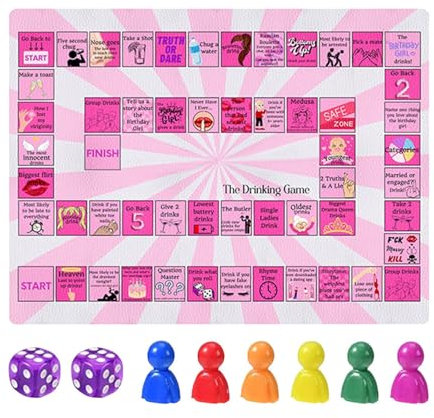 Trinkspiel - Interaktive Trinkkarten Gesellschaftsspiel | Spaß Unterwegs Familienaktivitäten Wasserdicht Für Haus Abend Outdoor