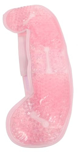 Homoyoyo Wiederverwendbarer Gel Kühlakku mit Verstellbarem Riemen Kopfkühlung Gel Eispack für Schmerzen und Schwellungen Multifunktional für Sport und Verletzungen Pink Universelle Größe