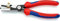 KNIPEX StriX Abisolierzangen mit Kabelschere mit Mehrkomponenten-Hüllen schwarz atramentiert 180 mm, 13 62 180