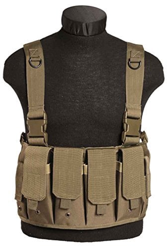 Mil-Tec Unisex – Erwachsene Magazinträger Chest-13532005 Chest, Coyote, Einheitsgröße