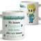 Mugffins Tazza di caffè in Tedesco Come Regalo per Infermieri - La Migliore Infermiera del Mondo - 350 ml - Occhiali Belli e Divertenti con detti da Regalare