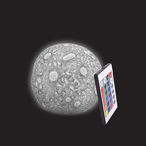 Playlearn Moon Lamp with Remote, Colour Changing & Dimmable LED Relaxing Light, Sensory Kids Toy Home Decoration Novelty Gift