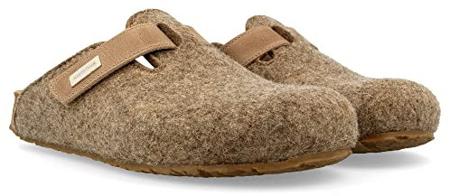 HAFLINGER Bio Kurt Filzpantoffel Hausschuh Filzclog Torf (550) Gr.38
