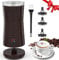 Morpilot Milk Frother, 4 in 1 Electric Milk Frothers|Hot & Cold Milk Foamer| Automatic Milk Steamer, 240ml, 400w, Strix Temperature Controls, Silent Operation, for Coffee, Cappuccino, Black