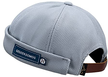 CLAPE Berretto Uomo Senza Visiera Docker Cappello da Portuale Mesh Docker cap Cappello Hip Hop Berretto a Rete