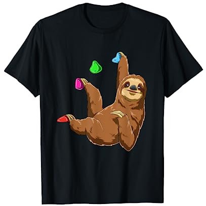 Cooles Faultier - Boulder Klettern T-Shirt