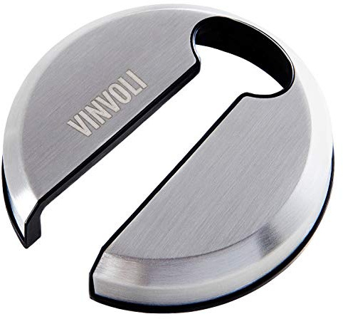 VINVOLI Wine Foil Cutter - Luxury Stainless Steel Wine Foil Cutter Tool - Foil Cutter for Wine Bottles - Wine Cutter Foil Opener Neck Label Remover - Wine Top Seal Cutter - Wine Bottle Foil Cutter