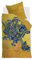 Beddinghouse Mako Satin Bettwäsche 2 teilig Bettbezug 135 x 200 cm Kopfkissenbezug 80 x 80 cm Irises 197149 Gelb