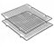 TheStriven 2 Piezas Rejilla de Enfriamiento para Tartas Parrilla de Enfriamiento de Galletas Parrilla de Enfriamiento para Galletas Rejilla de Enfriamiento Bandeja de Hornear para Galletas y Pasteles