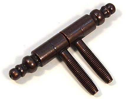 IHC Rustikale Bronze Tür-Scharnier mit Zierkopf (4)