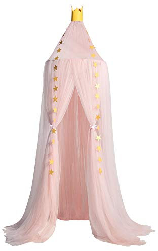 Sommer Kinder Kind Bettwäsche Moskitonetz Romantische Baby Mädchen Runde Bett Moskito Netto Bett Cover Bett Balancing Für Kinder Kindergarten-Pink_CHINA