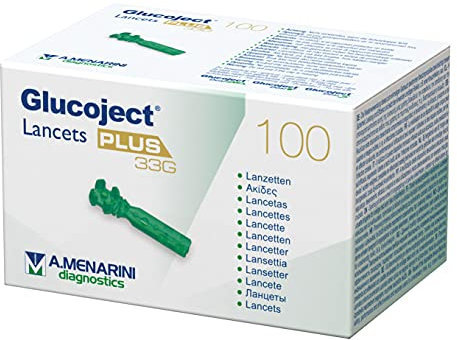GLUCOJET Lancets Plus 33g100pz