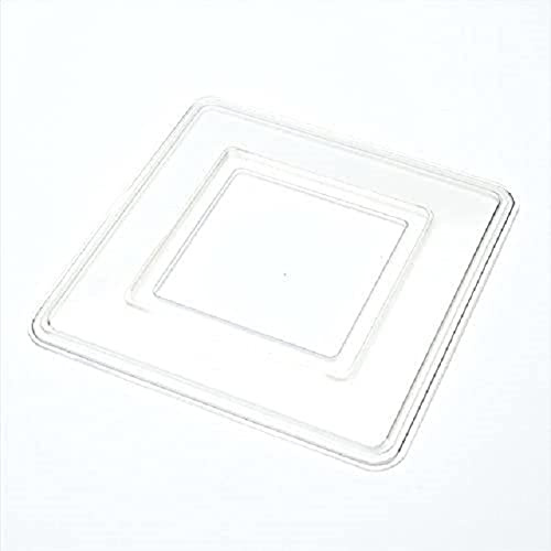 Square Plastic Switch Plate White Or Clear 150mm 6 Inch Switch Surround Protect
