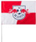 RB Leipzig Schwenkfahne - Rhombus - 60 x 90 cm Fahne |Flagge RBL - Plus Lesezeichen Wir lieben Fußball