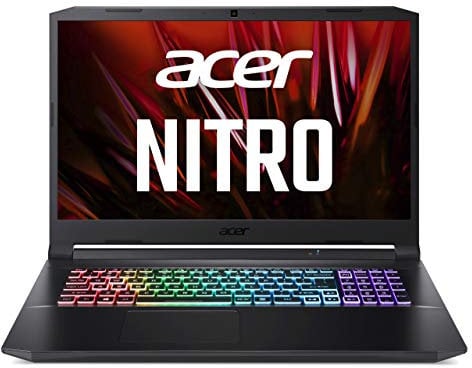 Acer Nitro 5 (AN517-41-R9BA) Gaming Laptop 17 Zoll Windows 11 - FHD 144 Hz IPS Display, AMD Ryzen 9 5900HX, 16 GB DDR4 RAM, 1 TB PCIe SSD, NVIDIA GeForce RTX 3080 - 8 GB GDDR6