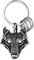 FaithHeart Tête de Loup Porte Clés Vikings Homme Acier Inoxydable