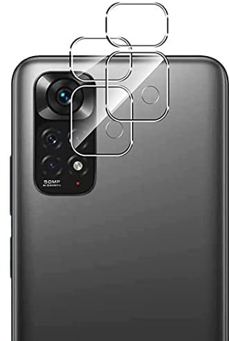 NOVAGO Compatible con Xiaomi Redmi Note 11 Pro y Redmi Note 11 Pro 5G - Pack de 2 protectores de cristal templado ultrarresistente para la cámara