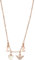 Emporio Armani Halskette Für Frauen Sentimental, Länge: 350+70mm, Charms Größe: 6mm Rose Gold Edelstahl Halskette, EGS2955221