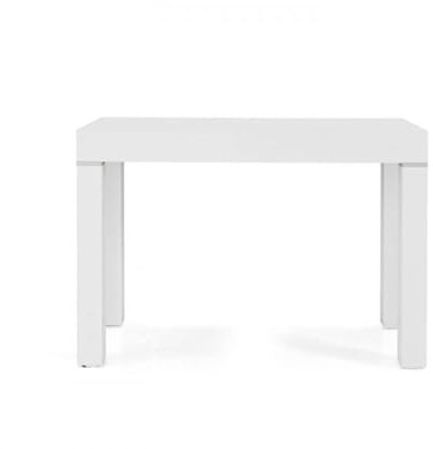 Mar.c.a. Design – Console Table Extensible 90x50x75 cm Jusqu’à 300 cm Blanc frêne – Fabriqué en Italie