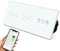 BSEED Interrupteur Tactile Wi-Fi Intelligent 3 Gang 1 Way avec Interupteur Volet Roulant, Interrupteur Mural en Verre, Compatible avec Alexa/Google, Blanc