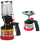 Rothenberger Industrial Erwachsene Scout Campinglampe, schwarz, Einheitsgröße, 35902 & Scout Campingkocher, schwarz, Einheitsgröße, 35904